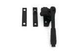 From The Anvil - Matt Black Night-Vent Locking Reeded Fastener (Steel Window)