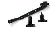 This is an image of From The Anvil - Matt Black 8" Newbury Stay (Steel Window) available to order from T.H. Wiggans Ironmongery in Kendal.