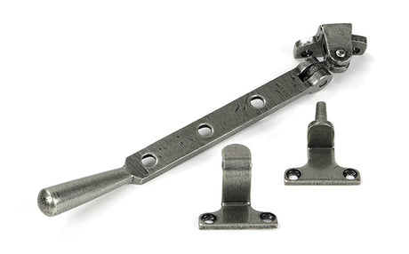 This is an image of From The Anvil - Pewter 8" Newbury Stay (Steel Window) available to order from T.H. Wiggans Ironmongery in Kendal.