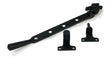 This is an image of From The Anvil - Matt Black 10" Newbury Stay (Steel Window) available to order from T.H. Wiggans Ironmongery in Kendal.