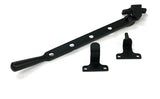 This is an image of From The Anvil - Matt Black 10" Newbury Stay (Steel Window) available to order from T.H. Wiggans Ironmongery in Kendal.