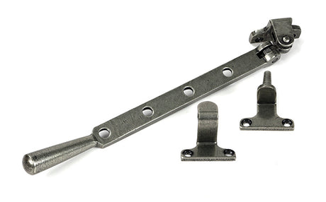 This is an image of From The Anvil - Pewter 10" Newbury Stay (Steel Window) available to order from T.H. Wiggans Ironmongery in Kendal.