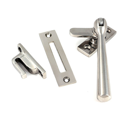 This is an image of From The Anvil - Polished Marine SS (316) Locking Newbury Fastener available to order from T.H. Wiggans Ironmongery in Kendal.