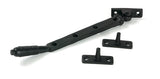 This is an image of From The Anvil - Matt Black 8" Reeded Stay available to order from T.H. Wiggans Ironmongery in Kendal.