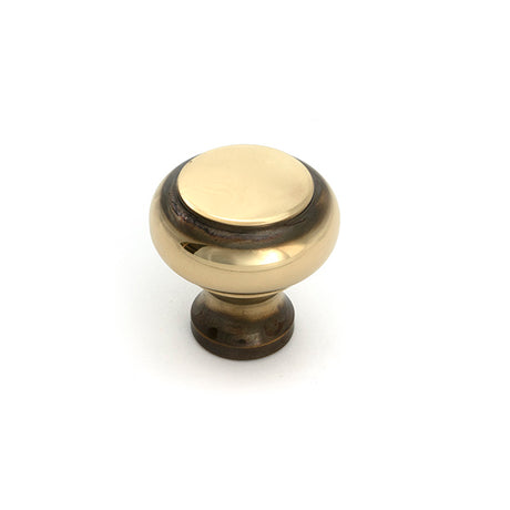 This is an image of From The Anvil - Aged Brass Regency Cabinet Knob - Small available to order from T.H. Wiggans Ironmongery in Kendal.