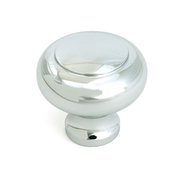 This is an image of From The Anvil - Polished Chrome Regency Cabinet Knob - Large available to order from T.H. Wiggans Ironmongery in Kendal.