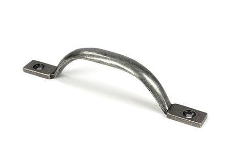 This is an image of From The Anvil - Pewter Slim Sash Pull available to order from T.H. Wiggans Ironmongery in Kendal.