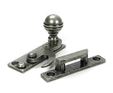 This is an image of From The Anvil - Pewter Prestbury Sash Hook Fastener available to order from T.H. Wiggans Ironmongery in Kendal.