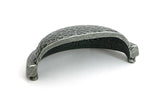 From The Anvil - Pewter Hammered Regency Drawer Pull