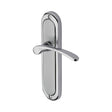 This is an image of a Heritage Brass - Door Handle Lever Latch Ambassador Design Apollo Finish, amb6210-ap that is available to order from T.H Wiggans Ironmongery in Kendal.
