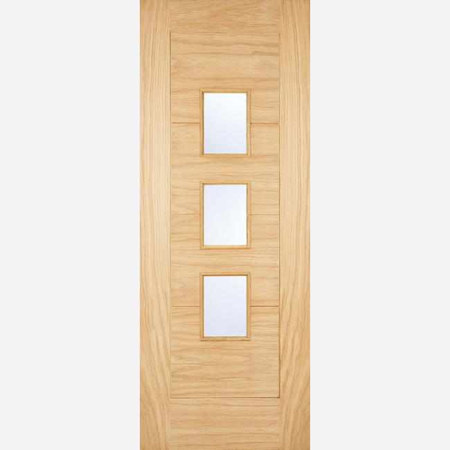 This is an image showing the LPD - Arta Unfinished Oak Doors Available to order from T.H. Wiggans Ironmongery in Kendal