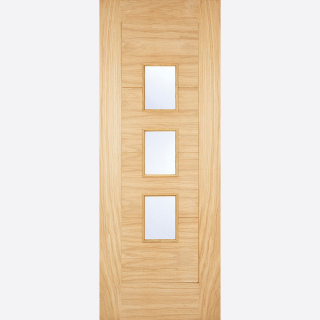 This is an image showing the LPD - Arta Unfinished Oak Doors Available to order from T.H. Wiggans Ironmongery in Kendal