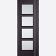 This is an image showing the LPD - Zanzibar 4L Pre-Finished Ash Grey Doors Available to order from T.H. Wiggans Ironmongery in Kendal