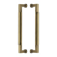 This is an image of a Heritage Brass - Door Pull Handle Bauhaus Design 330mm Antique Brass Finish, btb1312-330-at that is available to order from T.H Wiggans Ironmongery in Kendal.