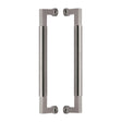 This is an image of a Heritage Brass - Door Pull Handle Bauhaus Design 330mm Satin Nickel Finish, btb1312-330-sn that is available to order from T.H Wiggans Ironmongery in Kendal.