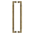 This is an image of a Heritage Brass - Door Pull Handle Bauhaus Design 483mm Antique Brass Finish, btb1312-483-at that is available to order from T.H Wiggans Ironmongery in Kendal.