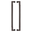 This is an image of a Heritage Brass - Door Pull Handle Bauhaus Design 483mm Matt Bronze Finish, btb1312-483-mb that is available to order from T.H Wiggans Ironmongery in Kendal.