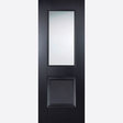 This is an image showing the LPD - Arnhem 1L Primed Plus Black Doors Available to order from T.H. Wiggans Ironmongery in Kendal