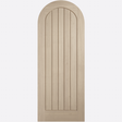 This is an image showing the LPD - Mexicano Arched Pre-finished Blonde Oak Doors Available to order from T.H. Wiggans Ironmongery in Kendal