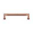This is an image of a Heritage Brass - Cabinet Pull Bauhaus Design 152mm CTC Satin Rose Gold Finish, c0312-152-srg that is available to order from T.H Wiggans Ironmongery in Kendal.