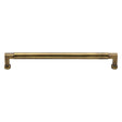 This is an image of a Heritage Brass - Cabinet Pull Bauhaus Design 203mm CTC Antique Brass Finish, c0312-203-at that is available to order from T.H Wiggans Ironmongery in Kendal.
