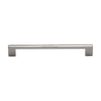 This is an image of a Heritage Brass - Cabinet Pull Metro Design 192mm CTC Polished Nickel Finish, c0337-192-pnf that is available to order from T.H Wiggans Ironmongery in Kendal.