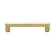 This is an image of a Heritage Brass - Cabinet Pull Apollo Design 160mm CTC Polished Brass Finish, c0345-160-pb that is available to order from T.H Wiggans Ironmongery in Kendal.