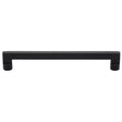 This is an image of a Heritage Brass - Cabinet Pull Apollo Design 256mm CTC Matt Black Finish, c0345-256-bkmt that is available to order from T.H Wiggans Ironmongery in Kendal.