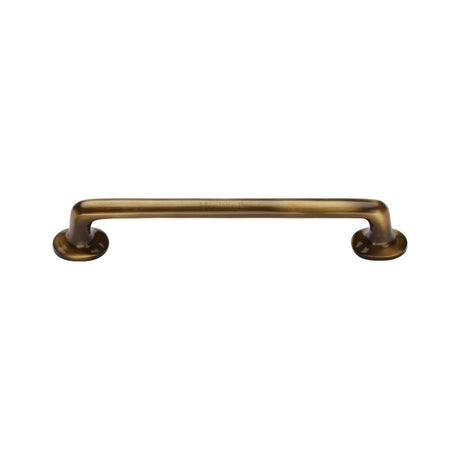 This is an image of a Heritage Brass - Heritage Cabinet Pull Traditional Design 152mm CTC Antique Brass F, c0376-152-at that is available to order from T.H Wiggans Ironmongery in Kendal.