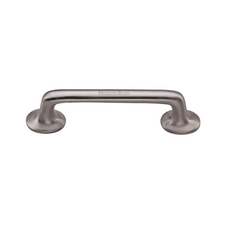 This is an image of a Heritage Brass - Heritage Cabinet Pull Traditional Design 152mm CTC Satin Nickel, c0376-152-sn that is available to order from T.H Wiggans Ironmongery in Kendal.