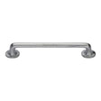 This is an image of a Heritage Brass - Cabinet Pull Traditional Design 203mm CTC Satin Chrome Finish, c0376-203-sc that is available to order from T.H Wiggans Ironmongery in Kendal.
