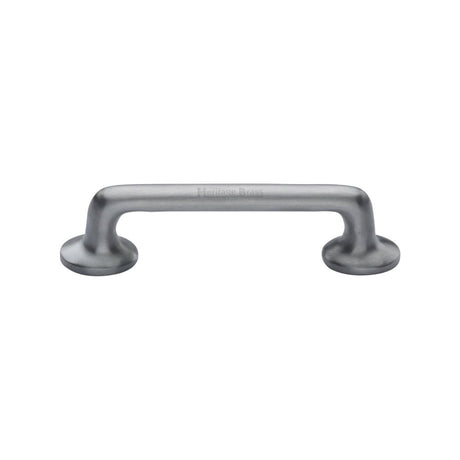 This is an image of a Heritage Brass - Cabinet Pull Traditional Design 96mm CTC Satin Chrome Finish, c0376-96-sc that is available to order from T.H Wiggans Ironmongery in Kendal.