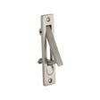 This is an image of a Heritage Brass - Pocket Door Edge Pull Satin Nickel Finish, c1165-sn that is available to order from T.H Wiggans Ironmongery in Kendal.