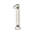 This is an image of a Heritage Brass - Numeral 1 Face Fix 76mm (3") Polished Nickel Finish, c1560-1-pnf that is available to order from T.H Wiggans Ironmongery in Kendal.