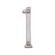 This is an image of a Heritage Brass - Numeral 1 Face Fix 76mm (3") Satin Chrome Finish, c1560-1-sc that is available to order from T.H Wiggans Ironmongery in Kendal.