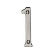 This is an image of a Heritage Brass - Numeral 1 Face Fix 76mm (3") Satin Nickel Finish, c1560-1-sn that is available to order from T.H Wiggans Ironmongery in Kendal.