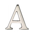 This is an image of a Heritage Brass - Alphabet A Pin Fix 51mm (2") Polished Nickel Finish, c1565-2-a-pnf that is available to order from T.H Wiggans Ironmongery in Kendal.