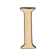 This is an image of a Heritage Brass - Alphabet I Pin Fix 51mm (2") Polished Brass Finish, c1565-2-i-pb that is available to order from T.H Wiggans Ironmongery in Kendal.