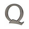 This is an image of a Heritage Brass - Alphabet Q Pin Fix 51mm (2") Matt Bronze Finish, c1565-2-q-mb that is available to order from T.H Wiggans Ironmongery in Kendal.