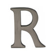This is an image of a Heritage Brass - Alphabet R Pin Fix 51mm (2") Matt Bronze Finish, c1565-2-r-mb that is available to order from T.H Wiggans Ironmongery in Kendal.
