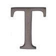 This is an image of a Heritage Brass - Alphabet T Pin Fix 51mm (2") Matt Bronze Finish, c1565-2-t-mb that is available to order from T.H Wiggans Ironmongery in Kendal.