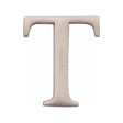 This is an image of a Heritage Brass - Alphabet T Pin Fix 51mm (2") Satin Nickel Finish, c1565-2-t-sn that is available to order from T.H Wiggans Ironmongery in Kendal.