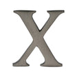 This is an image of a Heritage Brass - Alphabet X Pin Fix 51mm (2") Matt Bronze Finish, c1565-2-x-mb that is available to order from T.H Wiggans Ironmongery in Kendal.