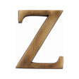 This is an image of a Heritage Brass - Alphabet Z Pin Fix 51mm (2") Antique Brass Finish, c1565-2-z-at that is available to order from T.H Wiggans Ironmongery in Kendal.