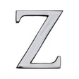 This is an image of a Heritage Brass - Alphabet Z Pin Fix 51mm (2") Polished Chrome Finish, c1565-2-z-pc that is available to order from T.H Wiggans Ironmongery in Kendal.