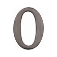 This is an image of a Heritage Brass - Numeral 0 Self Adhesive 51mm (2") Matt Bronze Finish, c1568-0-mb that is available to order from T.H Wiggans Ironmongery in Kendal.