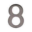 This is an image of a Heritage Brass - Numeral 8 Self Adhesive 51mm (2") Matt Bronze Finish, c1568-8-mb that is available to order from T.H Wiggans Ironmongery in Kendal.