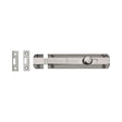 This is an image of a Heritage Brass - Door Bolt Flat 4" Polished Nickel Finish, c1685-4-pnf that is available to order from T.H Wiggans Ironmongery in Kendal.