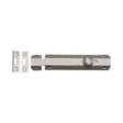 This is an image of a Heritage Brass - Door Bolt Flat 6" Satin Nickel Finish, c1685-6-sn that is available to order from T.H Wiggans Ironmongery in Kendal.