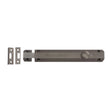 This is an image of a Heritage Brass - Door Bolt Flat 8" Matt Bronze Finish, c1685-8-mb that is available to order from T.H Wiggans Ironmongery in Kendal.